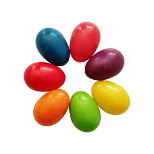 Wholesale Orff Percussion Instrument Montessori <b>Toy</b> Colorful Plastic Maraca <b>Egg</b> Shakers Musical Instrument Tool <b>Toys</b> Educational - Product Image 1