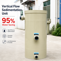 YUTANK YT-PP-100 100M3 Vertikaler Durchfluss-Sedimentationsfilter Fischzucht Feststoffentfernung Hohe Effizienz