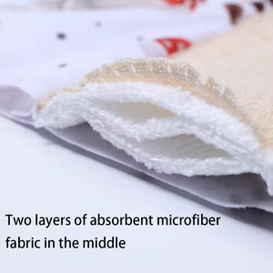 Juego de 5 uds de servilletas sanitarias femeninas de algodón superabsorbentes lavables para incontinencia Menstrual forros de bragas con alas para damas - Product Image 4