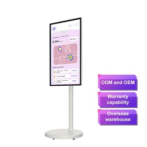 27 pollici Touch Screen Monitor Mobile Smart TV Built-in batteria Wireless Design supporto schermo condividere Mini TV portatile con Radio - Product Image 1