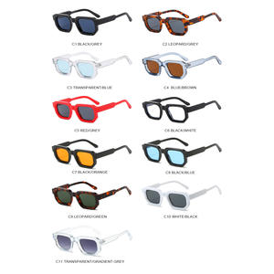 SKYWAY Logotipo personalizado Retro Vintage <span class=keywords><strong>Gafas</strong></span> de sol UV400 Marco cuadrado clásico Punk <span class=keywords><strong>Gafas</strong></span> de Sol para vacaciones unisex <span class=keywords><strong>Gafas</strong></span> de sol - Product Image 3