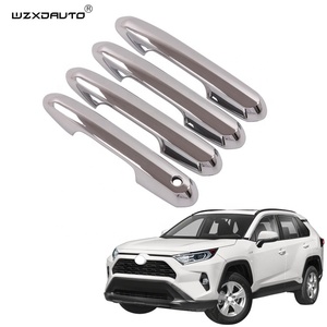 For 2019 2020 Chrome Handle Cover Smart Hole <b>Door</b> Handles <b>Trim</b> Set Accessories WZXD Decoration - Product Image 2