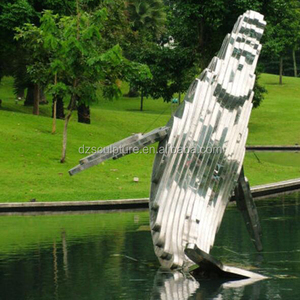 รูปปั้นปลาวาฬสแตนเลส<span class=keywords><strong>ไฟ</strong></span> LED ทำจากเหล็กทำโครงการขนาดใหญ่ที่ได้รับความนิยม - Product Image 6