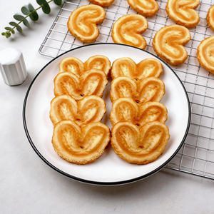 Biscuits Palmier Réalistes, Fausses Gâteaux Français, Pâtisserie Soufflée, Bol à Sucre, Accessoires de Pâtisserie pour Décoration de Sapin de Noël et Maison - Product Image 1