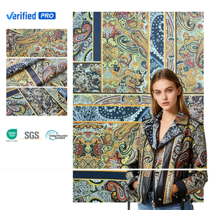 Pfas मुक्त बोहेमियन शैली रेट्रो मुद्रित Ppfas चमड़े की जैकेट और कपड़े नरम सिंथेटिक चमड़े के लोचदार ब्रश समर्थन कपड़े - Product Image 1