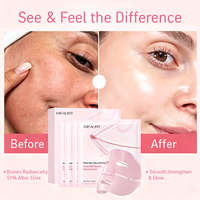 Masque facial éclaircissant et réparateur OEM à l'acide kojique, ADN de saumon PDRN, niacinamide et collagène, masque peel-off changeant de couleur, marque privée