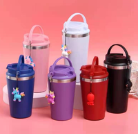 510ML 16oz Thermobecher mit individuellem Logo aus 304 Edelstahl, Vakuum-Isolierflasche, Reisebecher für Tee, Kaffee, Wasser & PC-Becher