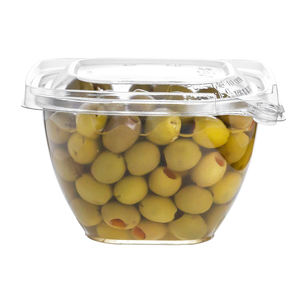 Tazón de embalaje de alimentos cuadrado desechable de 16 OZ, marca de Taiwán, bloqueo de seguridad patentado y evidencia de manipulación para ensalada de fideos fríos reciclable - Product Image 2
