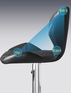 Tabourets de bar de hauteur comptoir, pivotants, colorés, en <span class=keywords><strong>cuir</strong></span> rembourré, tabourets de bar modernes - Product Image 2