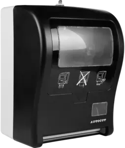 Rolo Sensor automático Toliet Paper Toalha Dispenser Wall MounTransparent Janela Visualização Wall Mounted Automatic Paper Cutter