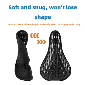 AFTFA VendorThick <span class=keywords><strong>Tapis</strong></span> <span class=keywords><strong>de</strong></span> <span class=keywords><strong>selle</strong></span> en silicone TPU pour vélo <span class=keywords><strong>de</strong></span> route et <span class=keywords><strong>de</strong></span> montagne Housse <span class=keywords><strong>de</strong></span> protection <span class=keywords><strong>de</strong></span> siège pour vélo électrique - Product Image 3