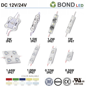 Modulo <span class=keywords><strong>LED</strong></span> SMD 2835 BOND a Basso Prezzo, <span class=keywords><strong>12V</strong></span>, Sostituzione per Luci Gonfiabili, 2W 190LM IP67 Impermeabile per Esterni - Product Image 1