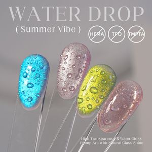 New 15ML Water Drop Seal Primer And Finish Paint <b>Clear</b> And Self-cleaning Water Drop Gel <b>Nail</b> Polish Three-Dimensional Crystal - Product Image 2