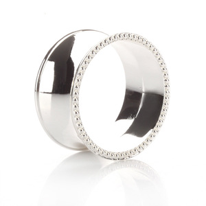 Portatovagliolo in argento dorato per ristorante di nozze - Product Image 3