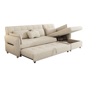 Divano Futon Pieghevole Facile da Montare con Rivestimento Rimovibile e Lavabile e Meccanismo in Metallo Rinforzato per Piccoli Appartamenti - Product Image 2