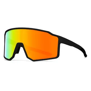 Individuelle polarisierte Brille Designer Radsport-Sonnenbrille Großhandel CE Sport Uv400 schützende Sport-Sonnenbrille mit Logo Herren Damen