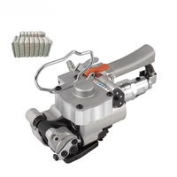 Machine de cerclage pneumatique semi-automatique A19 pour sangles PP/PET, outil de cerclage de cartons à friction thermofusible, facile à utiliser, machine d'emballage