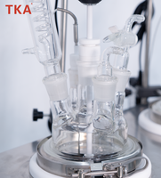 Réacteur en verre parallèle monocouche multifonctionnel à 4/6/8 étages de travail, chauffage électrique motorisé automatique pour laboratoire