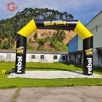 Arche gonflable publicitaire extérieure de 2m, 4m, 6m pour événements sportifs, promotion, mariage, arche gonflable étoile