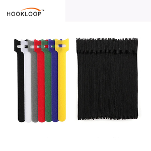 30pcs 50pcs 100pcs gói đôi bên trở lại trở lại trở lại Nylon quan hệ cáp tái sử dụng quan hệ cáp móc và vòng lặp dây đai - Product Image 1