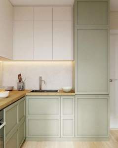 Série d'armoires classiques françaises, convient à plusieurs espaces, appareils encastrés, design d'îlot, personnalisation complète des armoires - Product Image 4