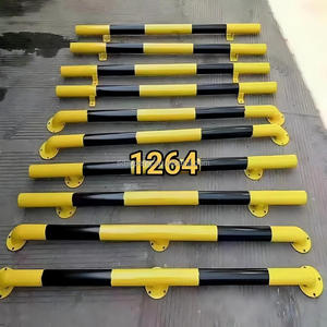 Dissuasore a U in Acciaio, Barriera di Sicurezza Anti-collisione per Parcheggi, Superficie Riflettente ad Alta Intensità, Zincato a Caldo - Product Image 3