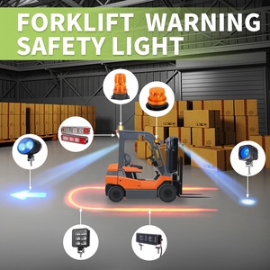 Rotating Beacon Tractor Round Aluminum Led Light Led Blue <b>Spotlight</b> Safety Light Round Aluminum Led Light Led F - Product Image 4