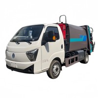 Camion à ordures manuel entièrement électrique Flying Saucer New-Energy Blue-Plate Compactor, fabricant chinois, EURO 5, garantie 5+ ans