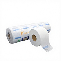 Fournisseur de bandeaux jetables pour le cou, rouleaux de papier de coiffure professionnels, salon de barbier, blanc, extensible, 5 rouleaux