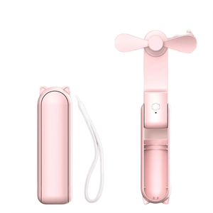 Mini Ventilador Eléctrico Portátil de Verano, Lindo Ventilador de Bolsillo con Fuente de Alimentación USB, Tres Velocidades, Superventas con Luz LED - Product Image 1