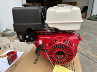 Mesin Bensin Honda GX200 SH 6.5HP 196cc 4 Tak OHV Asli dengan Starter Elektrik untuk Peralatan Pompa Air dan Generator