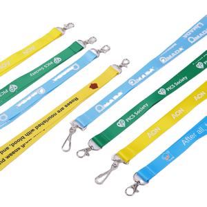 ランヤードロゴ付き最小注文メーカーパーソナライズ印刷ポリエステル昇華カスタム - Product Image 5