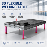 Tables de soudage industrielles nitrurées sur mesure, plateforme modulaire à haute planéité pour la fabrication métallique