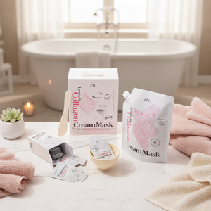 ZTU Leeds-Fit Collagen Cream Mask 20-Servings Good Quality Firmness/Glow Facial Masks - Product Image 3