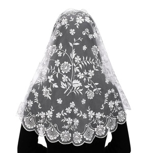 स्पेनिश फीता चर्च कैथोलिक चर्च कैथोलिक घूंघट शादी छोटे घूंघट - Product Image 2