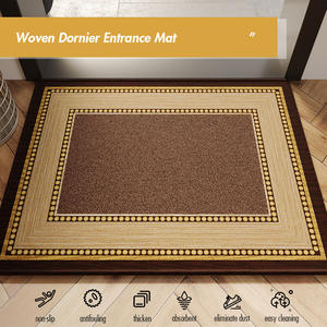 Alfombra de Entrada Rectangular para el Hogar, Antideslizante, Resistente a las Manchas, de Fibra de Poliéster, Alfombra de Lujo Ligera para Interiores - Product Image 5