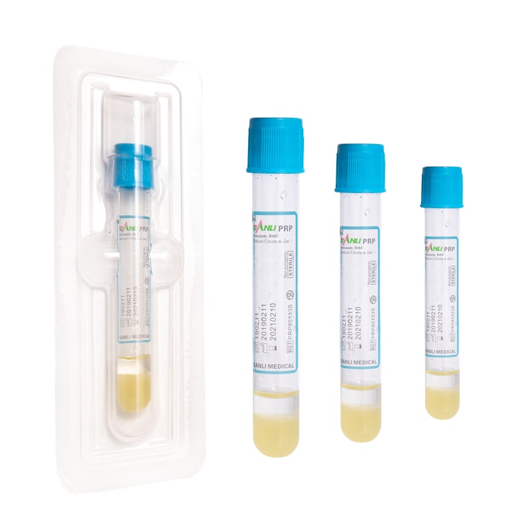 8-50ml Glass/ PET PRP Kit PRP Tubes With Sodium Citrate Gel Anticoagulant For Health And Skin