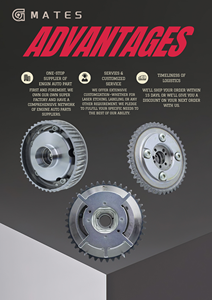 Pengatur Camshaft Exhaust VVT Timing Gear untuk Chevrolet Malibu OPEL 12578516 12621505 VVT524 - Product Image 5