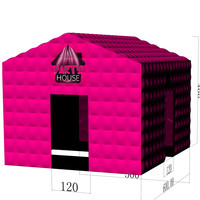 Tenda cubo gonfiabile personalizzata per photo booth, tenda gonfiabile portatile per eventi, tenda pubblicitaria gonfiabile per feste, matrimoni, fiere, club