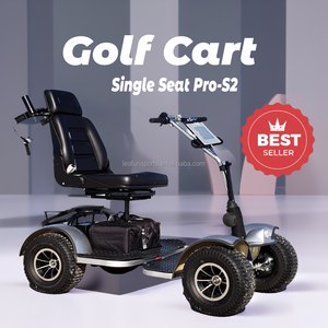 <span class=keywords><strong>Chariot</strong></span> <span class=keywords><strong>de</strong></span> <span class=keywords><strong>Golf</strong></span> électrique à 4 roues avec commande <span class=keywords><strong>de</strong></span> poignée en T, automobile, idéal pour le transport électrique - Product Image 2