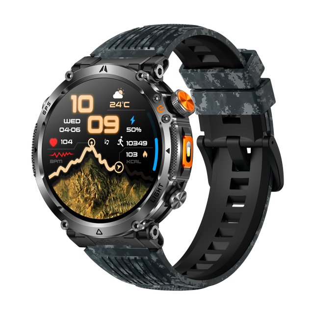 High Precision Positioning GPS Smart Watch 1.7 Inch BT Calling 3ATM Waterproof 850 MAh Outdoor Fitness Tracker Sport Smartwatch