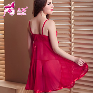 Lencería Sexy de Noche de Cong Sha, Lencería Transparente de Alta Gama Estilo Europeo y Americano, con Lazos - Product Image 3