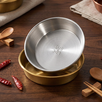 Ensemble de bols à sauce ronds en acier inoxydable, 5-15 cm, 8 tailles, ramequins en métal, coupelles pour ketchup, moutarde, soja, sushi, banchan, apéritif