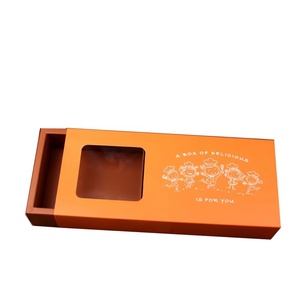 For Ramadan Customized Luxury paper box with window food Chocolate nuts box gift Dry Fruit Lid and Base Container Boxes