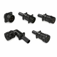 Conector Circular Aeroespacial con Clasificación IP67, 500V-3000V, 5A-150A, Contactos Chapados en Oro, Carcasa de Aleación de Aluminio, Modelo MS5015 MIL