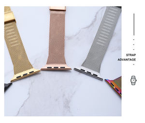 Pulsera Milanese <span class=keywords><strong>Loop</strong></span> de acero inoxidable reloj apple watch banda iWatch serie 5 4 <span class=keywords><strong>3</strong></span> <span class=keywords><strong>2</strong></span> 1 de 38mm 42mm - Product Image 2