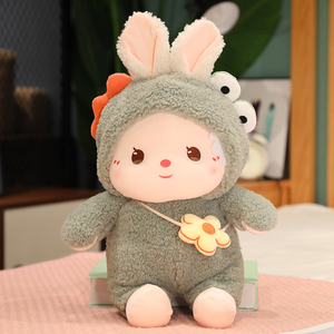 Conejo de Peluche Transformable en Oferta, Adorable Muñeco de Conejo, Juguete de Peluche Creativo para Niños, Venta al por Mayor, Regalo de Sanación para Niñas - Product Image 2