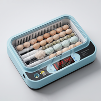 Incubateur d'œufs numérique automatique 48-96 œufs, machine à couver la volaille avec contrôle automatique de la température et de l'humidité, 98% de taux de hatching pour poulets, oies et oiseaux