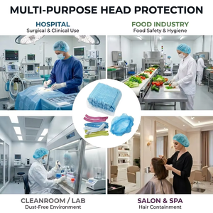 Gorros de Cocina SMS <span class=keywords><strong>para</strong></span> Chefs, Gorros de Belleza al por Mayor, Suaves, Cómodos, Impermeables, Antipolvo, Certificados ISO, Fabricante Chino - Product Image 6