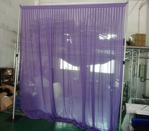 Wedding and Party Modern Curtain Design Adjustable Aluminum Pipe and Drape Set for Events Shelf Only - Product Image 3